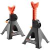 VEVOR Jack Stands, 3 Ton (6,000 lbs) Capacity Car Jack Stands, 10.8-16.3 inch Adjustable Height, for lifting SUV, Pickup Truck, Car and UTV/ATV, Red