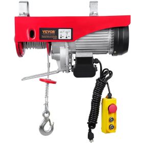 VEVOR Electric Hoist 1760lbs with 14ft Wired Remote Control, Electric Hoist 110 Volt with 40ft Single Cable Lifting Height & Pure Copper Motor