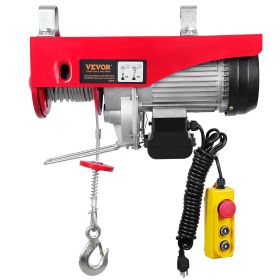 VEVOR 880lbs Electric Hoist with 14ft Wired Remote Control, 110V Electric Hoist Attic Lift 20-40 FT Lifting Height for Garage Attic Warehouse Factory