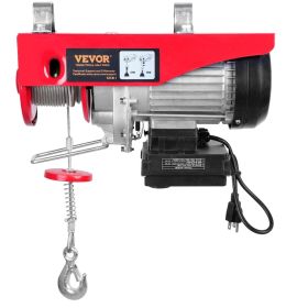 VEVOR Wireless Electric Hoist, 440 lbs 110V Electric Steel Wire Winch with Wireless Remote Control