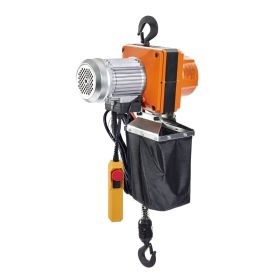 VEVOR Electric Chain Hoist, 2200 lbs/1 ton Capacity, 10 ft Lifting Height, 10 ft/min Speed, 120V, Single Phase Overhead Crane with G100 Chain