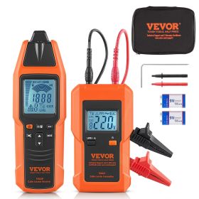 VEVOR Underground Cable Locator, 3 FT Max. Detection Depth, 12 to 600V (NVC) Wire Tracer Break Detector Finder