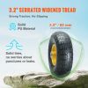 VEVOR Solid PU Run-Flat Tire Wheel, 10", 2-Pack, 400 lbs Dynamic Load, 450 lbs Static Load, Flat Free Tubeless Tires and Wheels for Hand Truck