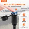 VEVOR Trailer Hitch Lock, 5/8-inch Diameter, Locking Receiver Pin with 2 Keys and 4 O-Rings, Weatherproof Anti-Theft Tow Lockable Pin with Dust