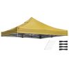 9.6x9.6ft EZ Canopy Gazebo Top Replacement Mineral Yellow