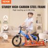 VEVOR Folding Toddler Balance Bike, 16" High-Carbon Steel Kids Bike with Adjustable Seat & Handlebar, Inflatable Tires