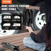 VEVOR Camper Wheel Chock Stabilizer, Heavy Duty H-shaped RV Tire Locking Chock, Built-in Wrench Fit for 3.5" to 12" Tire Space