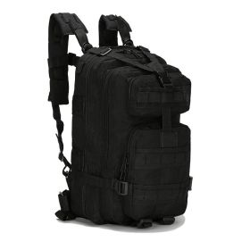 Outdoor Tactical Bag Camping Sports Backpack (Color: BLACK)