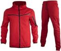 Mens 2 Piece Tracksuit Full Zip Up Hoodies Outfits Sweatsuit Athletic Suits Sports Jogging Track Suits for Men Set