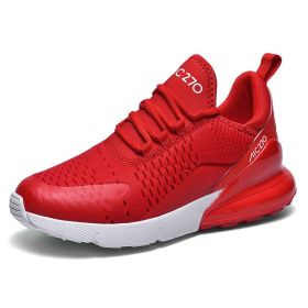 Men's and women's fashion trends all match sports shoes Fashion shoes casual breathable casual shoes men's fashion shoes (Color: Red, size: 41)