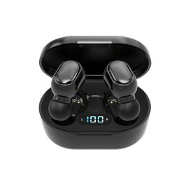 E7S Wireless Headphones 5.0 Bluetooth Earphones HIFI Lossless Sound Headsets Sport Mini TWS Earbuds For Smartphones (Color: BLACK)