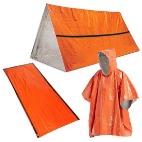 Outdoor Life Bivy Emergency Sleeping Bag Thermal Keep Warm Waterproof Mylar First Aid Emergency Blanke Camping Survival Gear (Ships From: United States, Color: C)