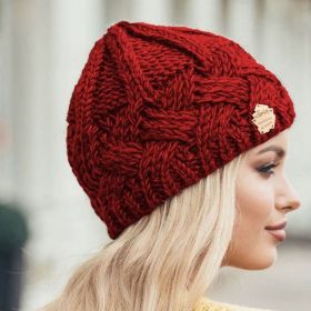 Warm Balaclava Women Knitted Hat Scarf Caps Neck Warmer Winter Hats For Men Women Skullies Beanies Warm Fleece Cap (Color: B4)