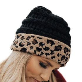 Warm Balaclava Women Knitted Hat Scarf Caps Neck Warmer Winter Hats For Men Women Skullies Beanies Warm Fleece Cap (Color: E1)