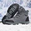 New men's winter Oxford cloth outdoor waterproof non-slip hiking boots warm non-slip men's shoes 39-48