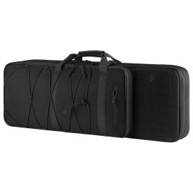 Tactical rifle case v2 (Color: BLACK, size: 42 Inch)