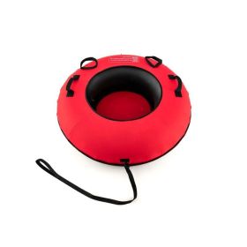 Outdoor Winter Recreation 40" Inflatable Snow Sled (Color: Red, Type: Sled)