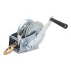 Hand Winch Boat Trailer Winch 1200lbs Heavy Duty Hook with 33ft Steel Cable Hand Crank Winch