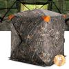 VEVOR Hunting Blind, 270° See Through Ground Blind, 1-2 Person Pop Up Deer Blind for Hunting with Carrying Bag, Portable Resilient Hunting Tent