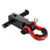 Trailer Shackle Hitch Receiver D-Ring Recovery for Truck Jeep