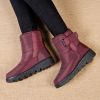 Winter new warm large size women's snow boots Female Velcro waterproof high top shoes couple plus fleece snow boots