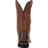 Men's Red Reno Western Cowboy Pointed Toe Knee High Pull On Tabs Boots