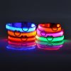 Glow-In-The-Dark Pet Collar For Dog & Cat; LED Dog Collar For Night Walking; USB charging