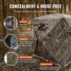 VEVOR Hunting Blind, 270° See Through Ground Blind, 1-2 Person Pop Up Deer Blind for Hunting with Carrying Bag, Portable Resilient Hunting Tent