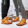 New men's and women's five-finger outdoor cotton shoes high top winter snow boots plush warm men's cotton shoes 36-47